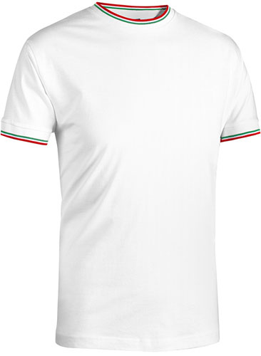 T-Shirt con profili bandiera Italia